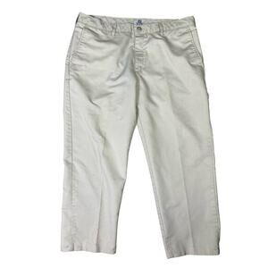 Lee Men's Relaxed Fit Khaki Pants Shorts Beige Size 36x29 Pleated‎ Front